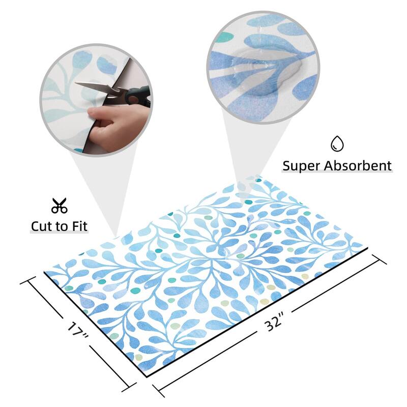 Bath Mat Rug-Thin Quick Dry