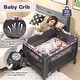 preview thumbnail 16 of 19, Babyjoy 4-in-1 Convertible Portable Baby Playard Newborn Napper with - See Details