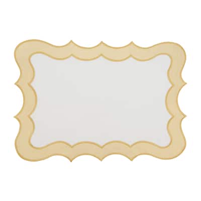 Charming Scallop Trim Placemat (Set of 4)