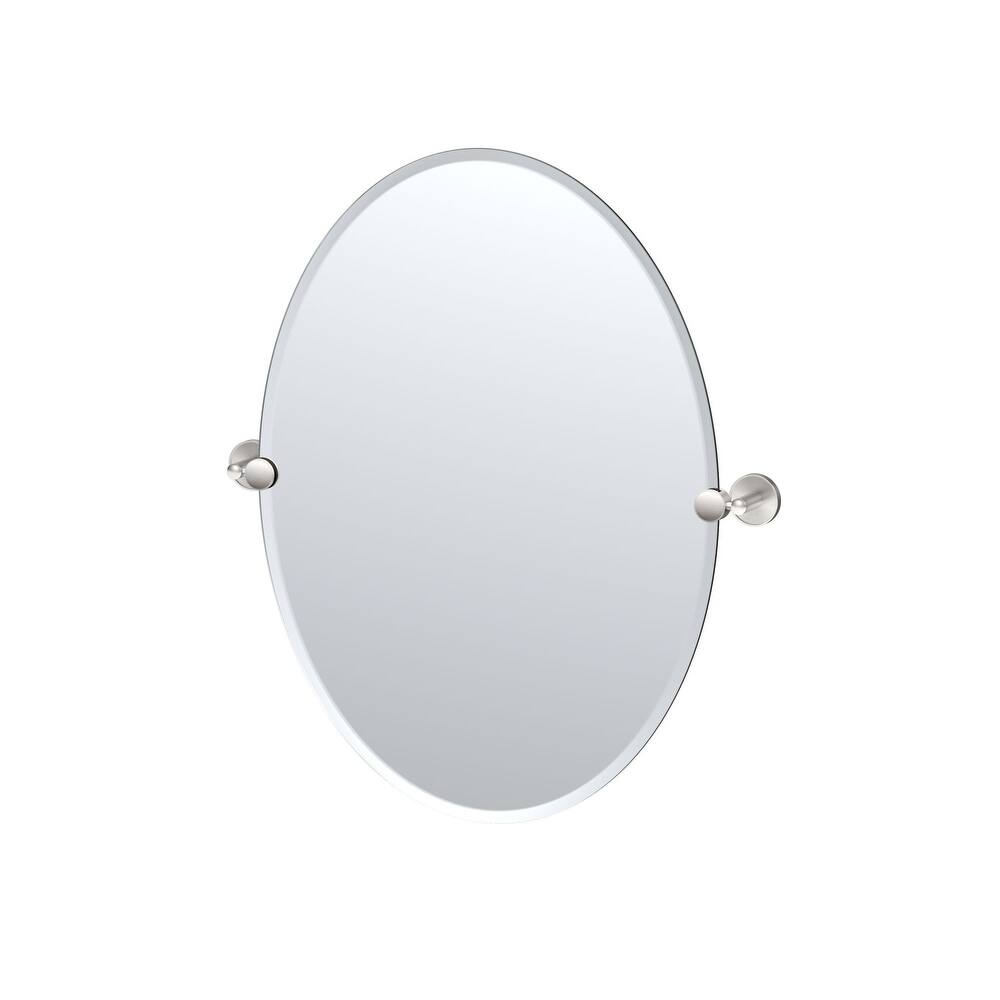 Gatco 5559 Sky 26-1/2" x 22-7/8" Contemporary Oval Frameless Bathroom