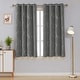 preview thumbnail 88 of 106, Deconovo Silver Line 52 Width Curtain Panel Pair (2 Panel) W52" x L45" - Light Grey