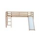 preview thumbnail 12 of 38, Twin Low Loft Bed with Slide & Ladder