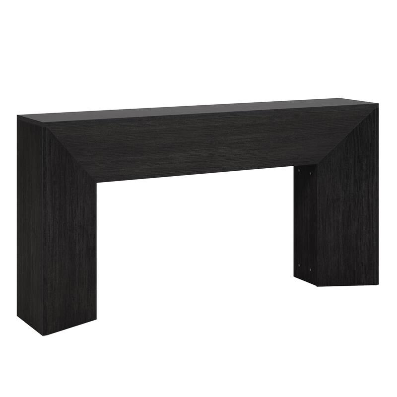 63" Modern Farmhouse Extra Long Console Table for Hallway and Living Room