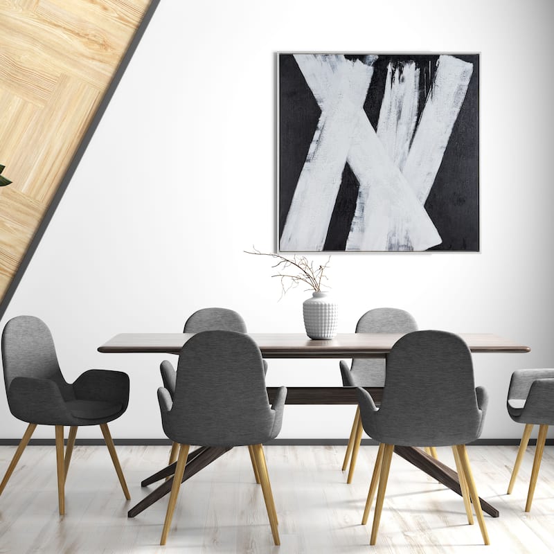 Intersecting Dimensions, Hand Painted Canvas