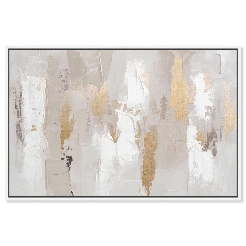 Gilded Brilliance II Canvas by Art Remedy - White - 30" x 20"