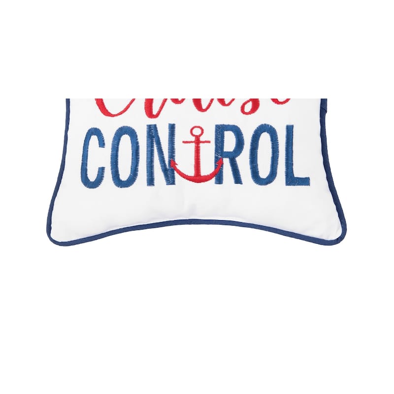 On Cruise Control Embroidered Throw Pillow