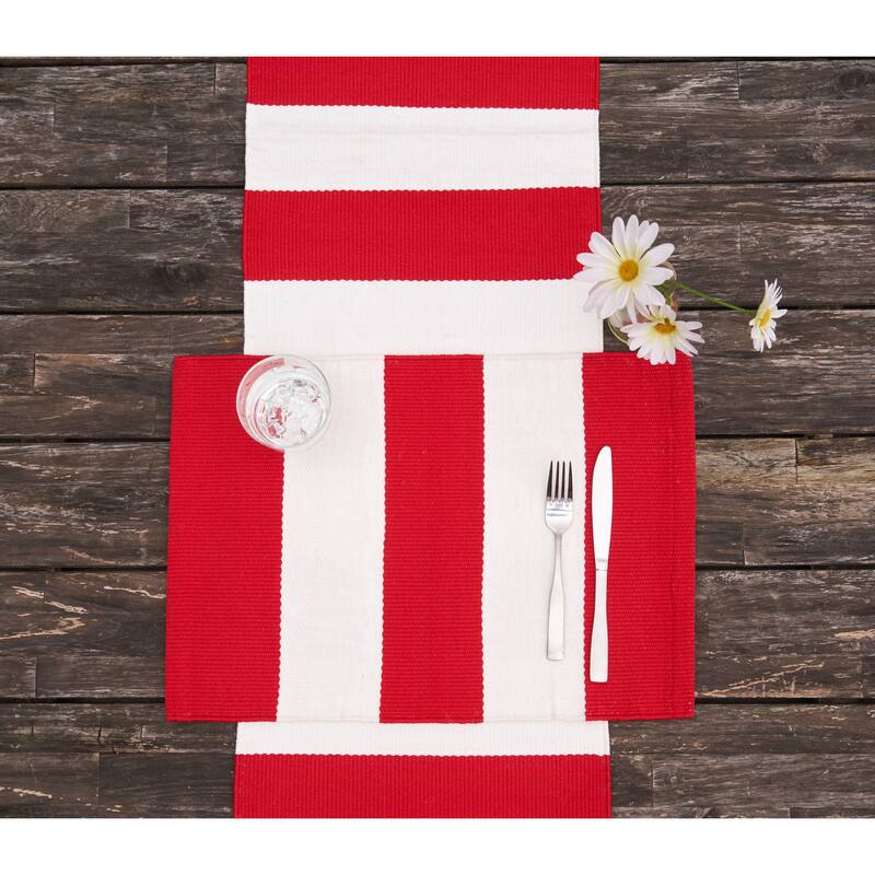 Cabana Stripes Placemats Sets of 6 Collection
