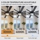 preview thumbnail 26 of 37, 72"/80" Large Windmill Ceiling Fan with Light and Remote(10 Reversible Blades)