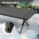 preview thumbnail 17 of 20, 11PC Outdoor Patio Aluminum X-Frame Dining Set Table with Stackable Chairs Umbrella Hole