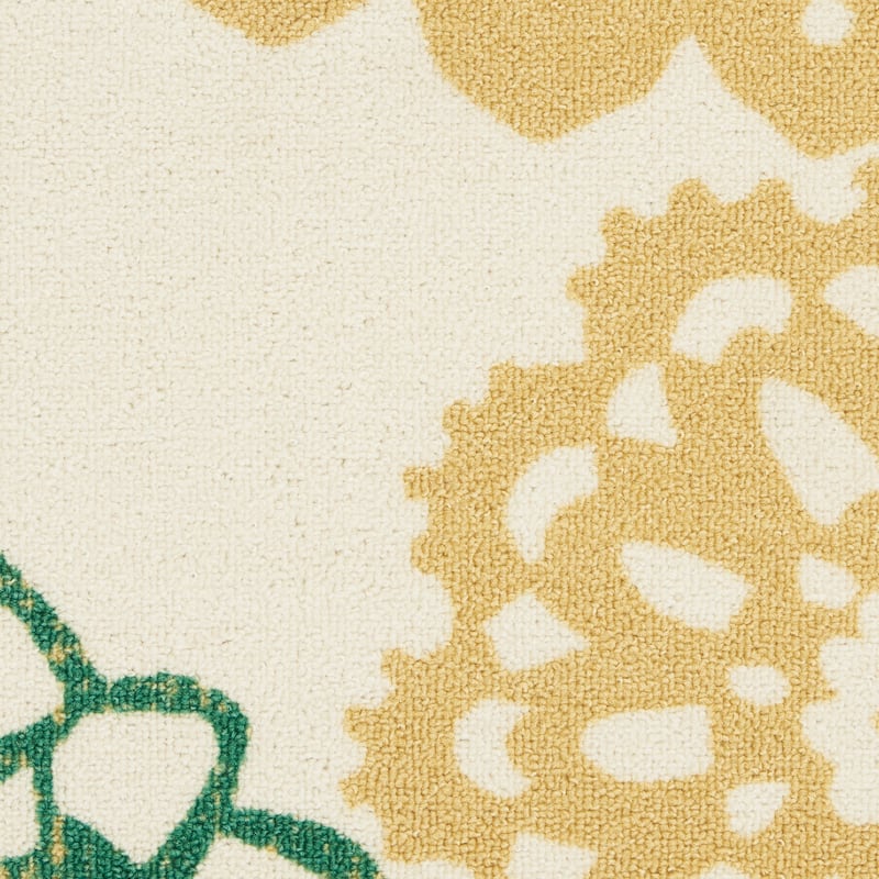 Waverly Sun N' Shade Retro Floral Indoor/ Outdoor Area Rug