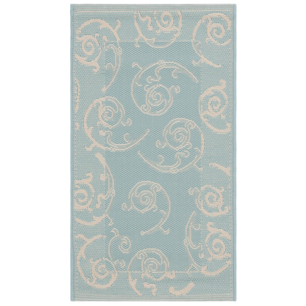 SAFAVIEH Courtyard Brunhilda Indoor/ Outdoor Waterproof Patio Backyard Rug