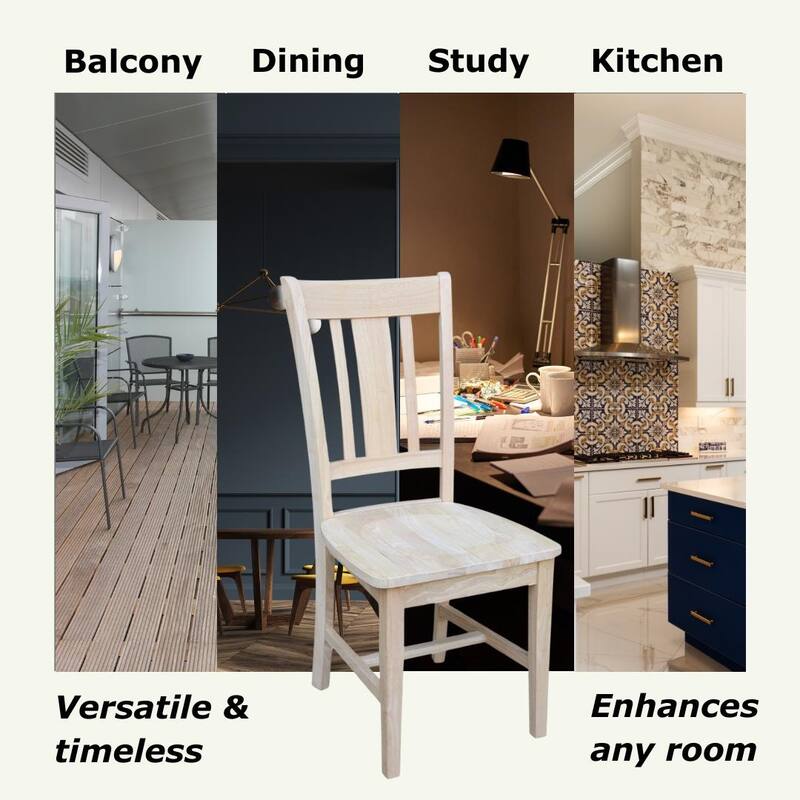 Set of Two X-Back Dining Chairs
