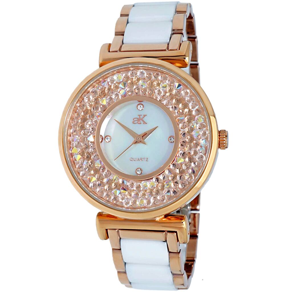 Adee Kaye Women's Pisa Mother of Pearl Dial Watch - AK8662 - Mother of Pearl - One Size