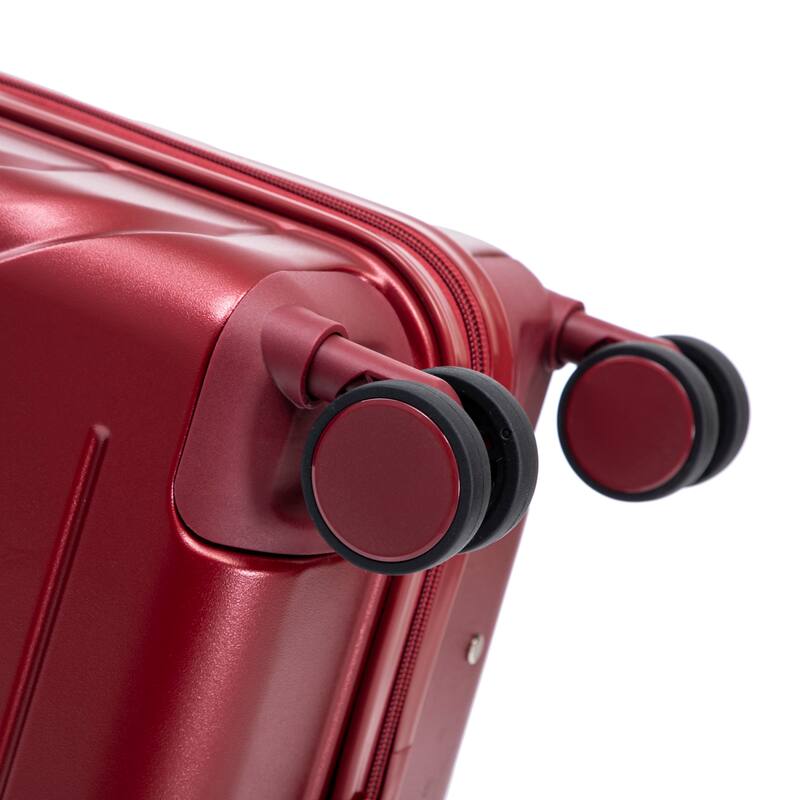 20 Inch ABS Hard Shell Travel Checked Luggage, Scratch Resistant Surface Four Multi-Directional Wheels, With Combination Lock