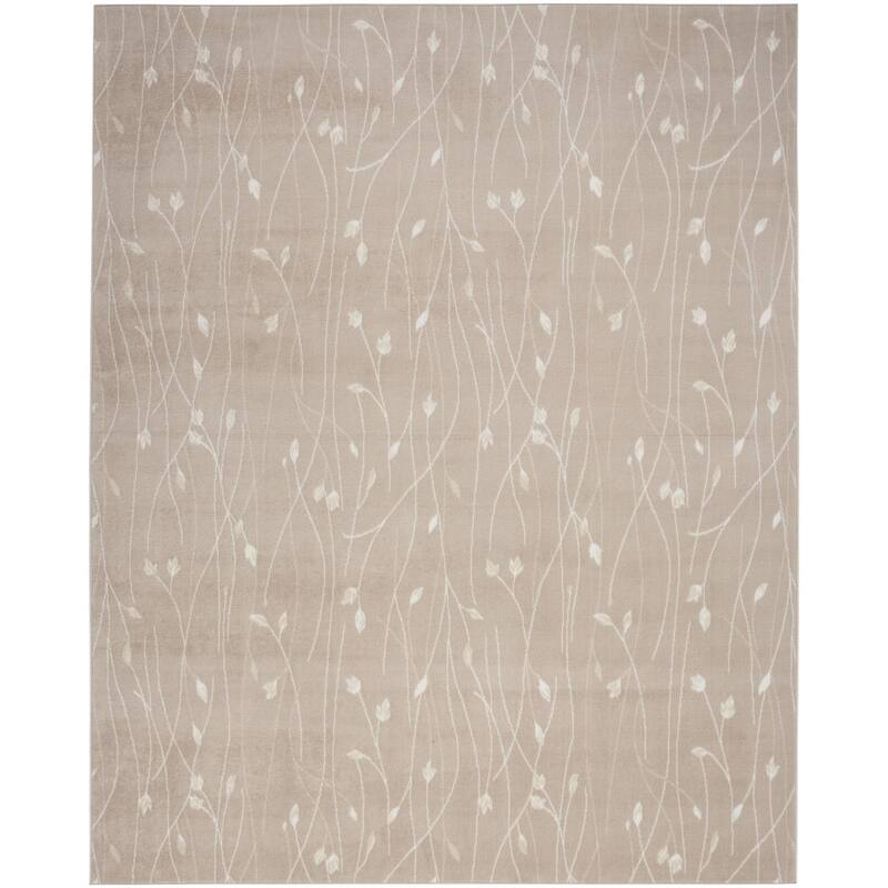 Mapa Power Loomed Floral Traditional Modern Durable Area Rug By HomeRoots