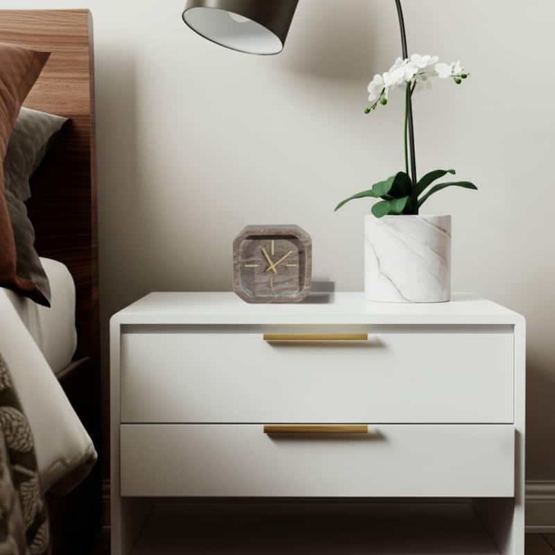 Modern Marble Octagon Decorative Table Clock