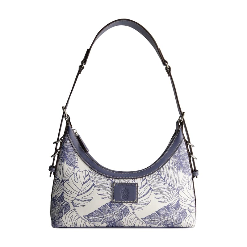 Tommy Bahama Graphic Leaf Print City Hobo