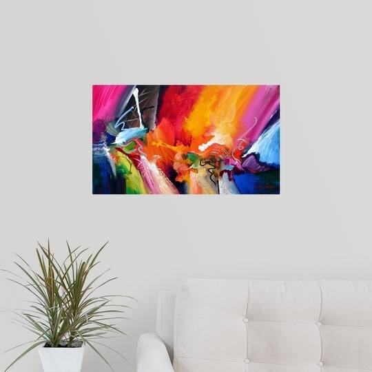 "Unbounded Ecstasy" Poster Print - Multi