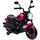 preview thumbnail 1 of 6, 6V Kids Electric Motorbike with Training Wheels, Safe 1.9 MPH Speed, Single-Button Start, and High-Traction Tires for Toddlers