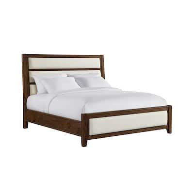 Marlow Upholstered Panel Bed, Sable, King
