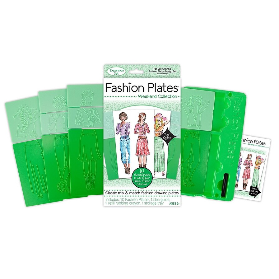 Fashion Plates Expansion Pack: Weekend Collection - multi - Bed