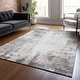 preview thumbnail 11 of 84, Machine Washable Indoor/Outdoor Abstract Solid Chantille Rug
