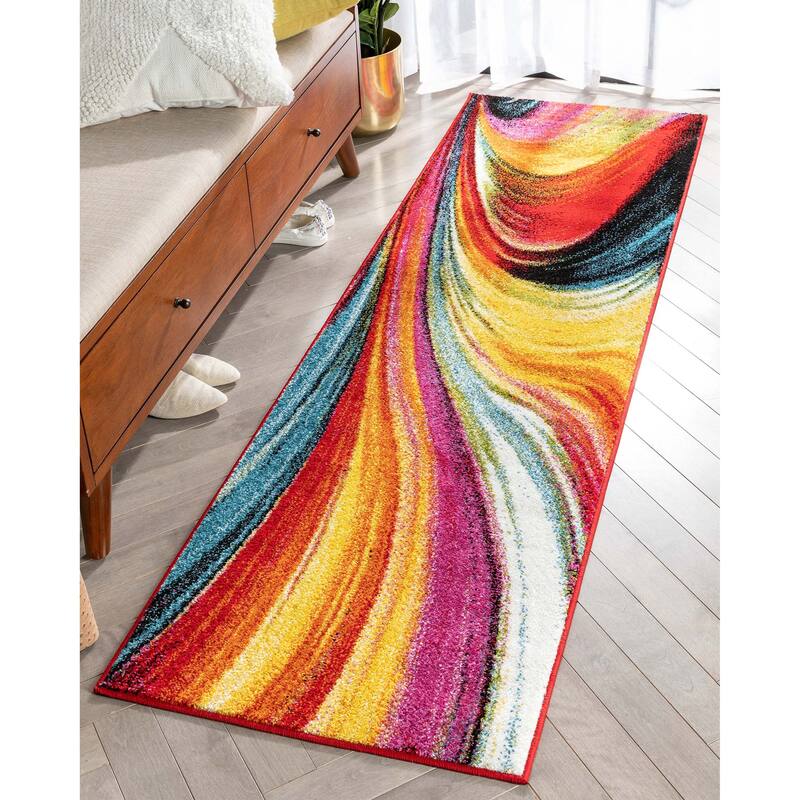 Well Woven Viva Pleasure Abstract Modern Area Rug Bed Bath & Beyond