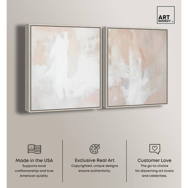 Opalescent Hues I Canvas Set of 2 by Art Remedy