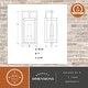 preview thumbnail 9 of 9, Vaxcel Lighting T0688 Sheridan 16" Tall Wall Sconce