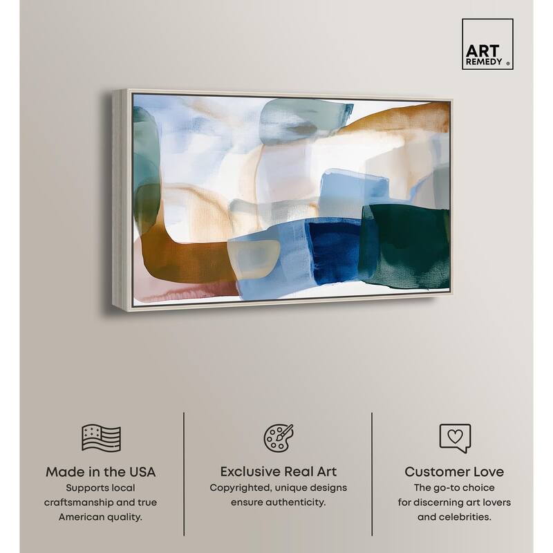 Contoured Calm I Canvas by Art Remedy