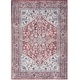 preview thumbnail 12 of 77, New Concept Washables Vintage Medallion Machine Washable Area Rug 5' 3" x 7' 3" - Brick/Ivory