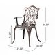 preview thumbnail 5 of 3, Tucson Dining Chair, Black Copper (Set of 2)