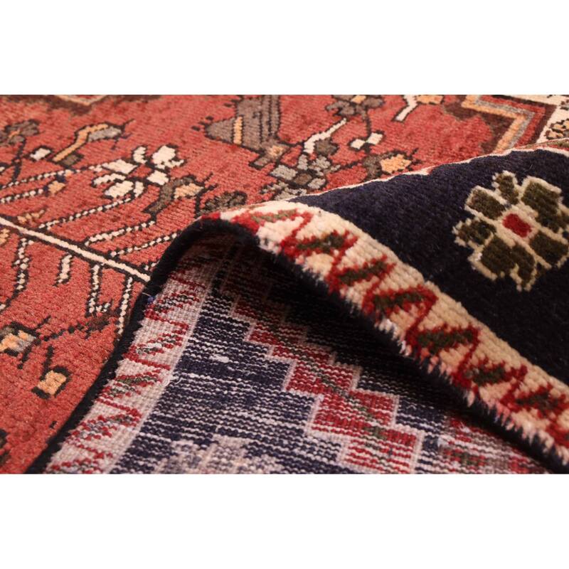 ECARPETGALLERY Hand-knotted Konya Anatolian Dark Red Wool Rug - 6'5 x 9'6