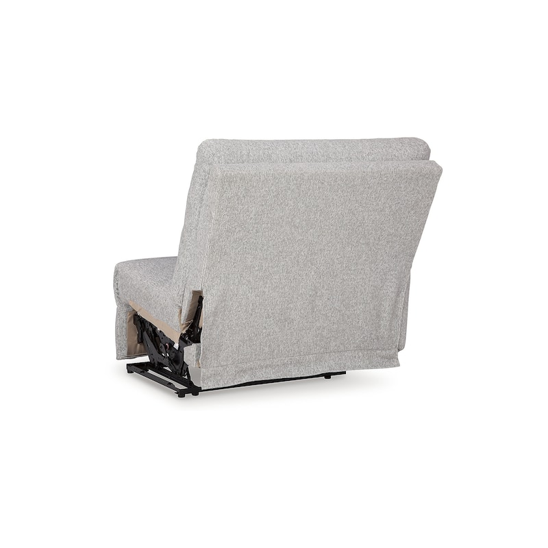 Signature Design by Ashley Acklen Place Gray 5-Piece Power Reclining Sectional - 124"W x 124"D x 42"H