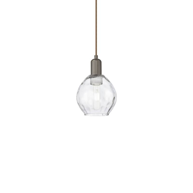 Innovations Lighting 716-1P-10-6 Waverly Pendant Waverly 6" Wide Mini - Oil Rubbed Bronze / Clear
