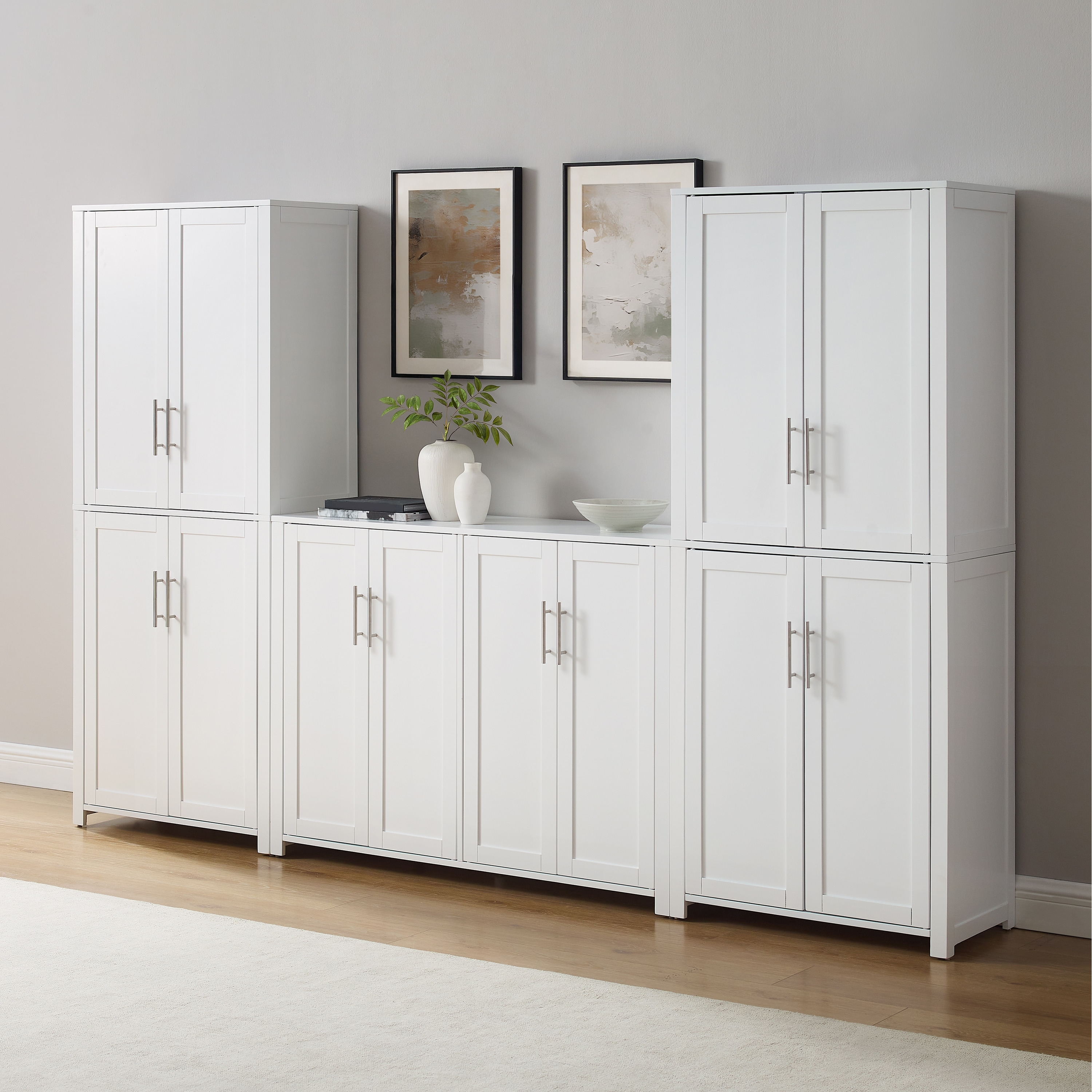 Crosley Savannah 3-Piece Sideboard And Pantry Set - Overstock