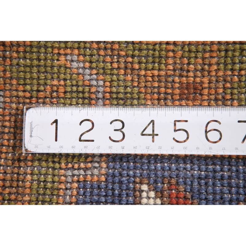 Kazak Runner Rug Hand-Knotted Traditional Wool Carpet - 2'7"x 8'0"