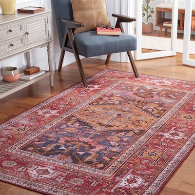 SAFAVIEH Tucson Machine Washable Slip Resistant Armenuhi Traditional Rug