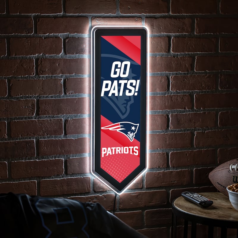 New England Patriots LED Lighted Sign - Multi