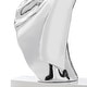 preview thumbnail 4 of 2, Solange Chrome Resin Sculpture