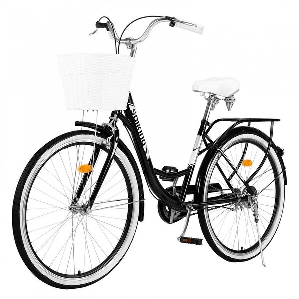 26 Inch Women's Cruiser Bike Classic Bicycle Retro Bicycle