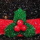 preview thumbnail 7 of 5, 9.25" Lighted Black Tinsel Top Hat Christmas Tree Topper, Clear Lights