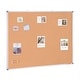 preview thumbnail 6 of 67, White/Enclosed/Large Cork Board Monthly Calendar Whiteboard & Cork Board Combo 48"x36" - Large Cork Board