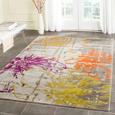 SAFAVIEH Porcello Buddug Abstract Floral Area Rug