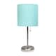 Option Brushed Steel/Aqua Shade