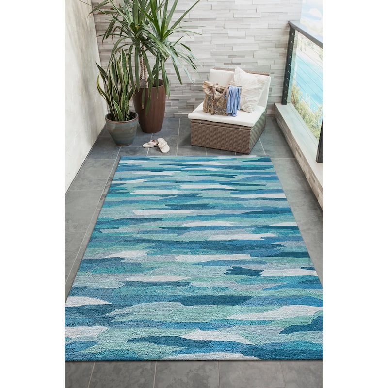 Liora Manne Capri Cloud Indoor/Outdoor Rug Aruba