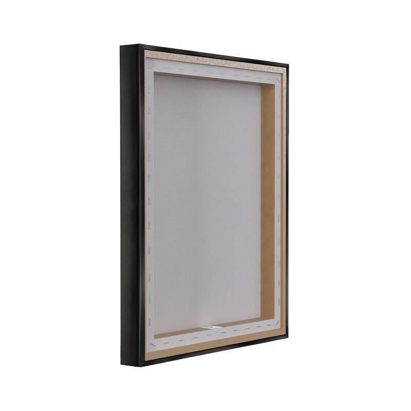 Stupell Very Demure & Mindful Classic Framed Floater Canvas Wall Art Design By Lil' Rue