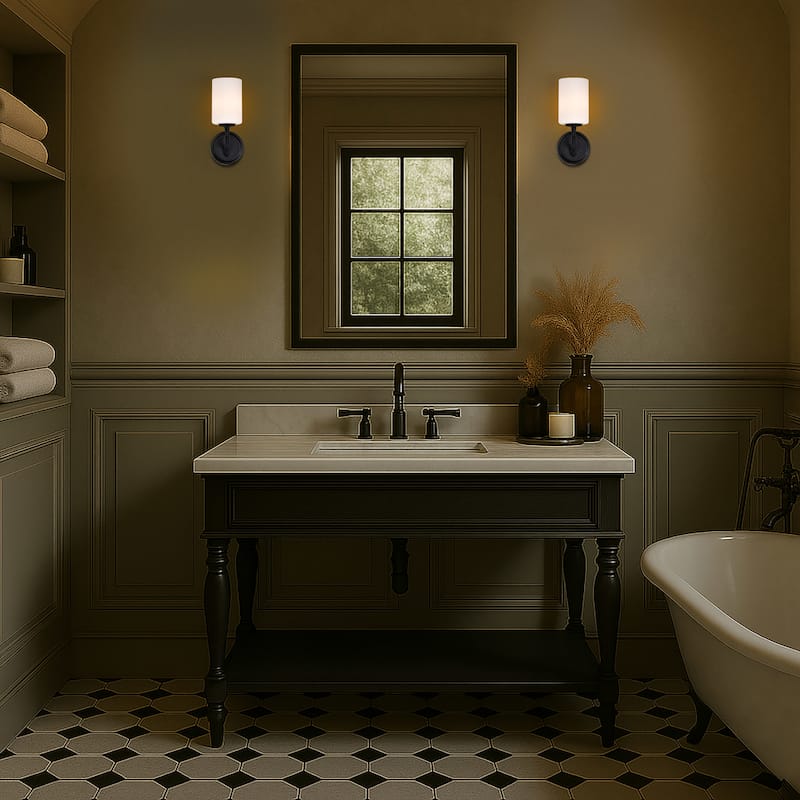 Nuvo Lighting 60/8201 Liam 12" Tall Bathroom Sconce