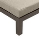 preview thumbnail 34 of 62, Benton Modern Aluminum Lounge Outdoor Double Chaise with Cushion - N/A