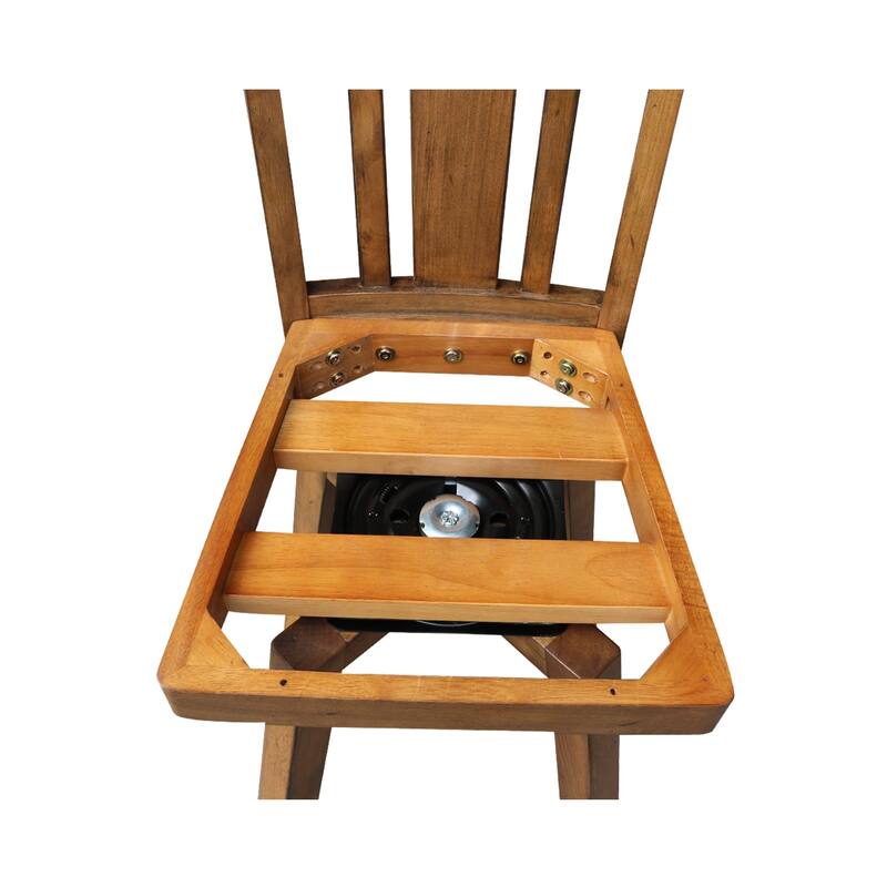 San Remo Solid Wood Swivel Stool